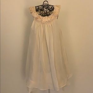 Ivory party kids dress